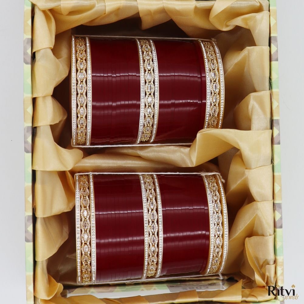 Ritvi-Rubbal-A.D-Bridal-Chura-2503-3.jpg Ritvi Rubbal AD Bridal Chura 2503 - Image 1