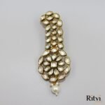 Ritvi Sanam Gold Finished Pearl Kundan Kalgi
