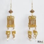 Ritvi Sea Shell Gold Plated Bridal Kalira