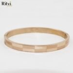 Ritvi Shila Band Bracelet For Women Rose Gold - Image 2