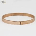Ritvi Timi Band Bracelet For Women (Rose Gold) - Image 3
