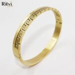 Saden Continuous Line Gold Men Bracelet