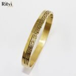 Saden Continuous Line Gold Men Bracelet - Image 2
