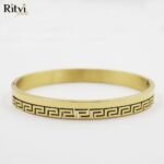 Saden Continuous Line Gold Men Bracelet - Image 3