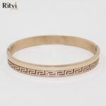 Saden Continuous Line Rose Gold Men Bracelet - Image 3