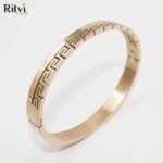 Saden Continuous Line Rose Gold Men Bracelet