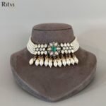 Sakshika Kundan Pearl Choker Set