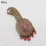 Vaibhav light pink kalgi for groom