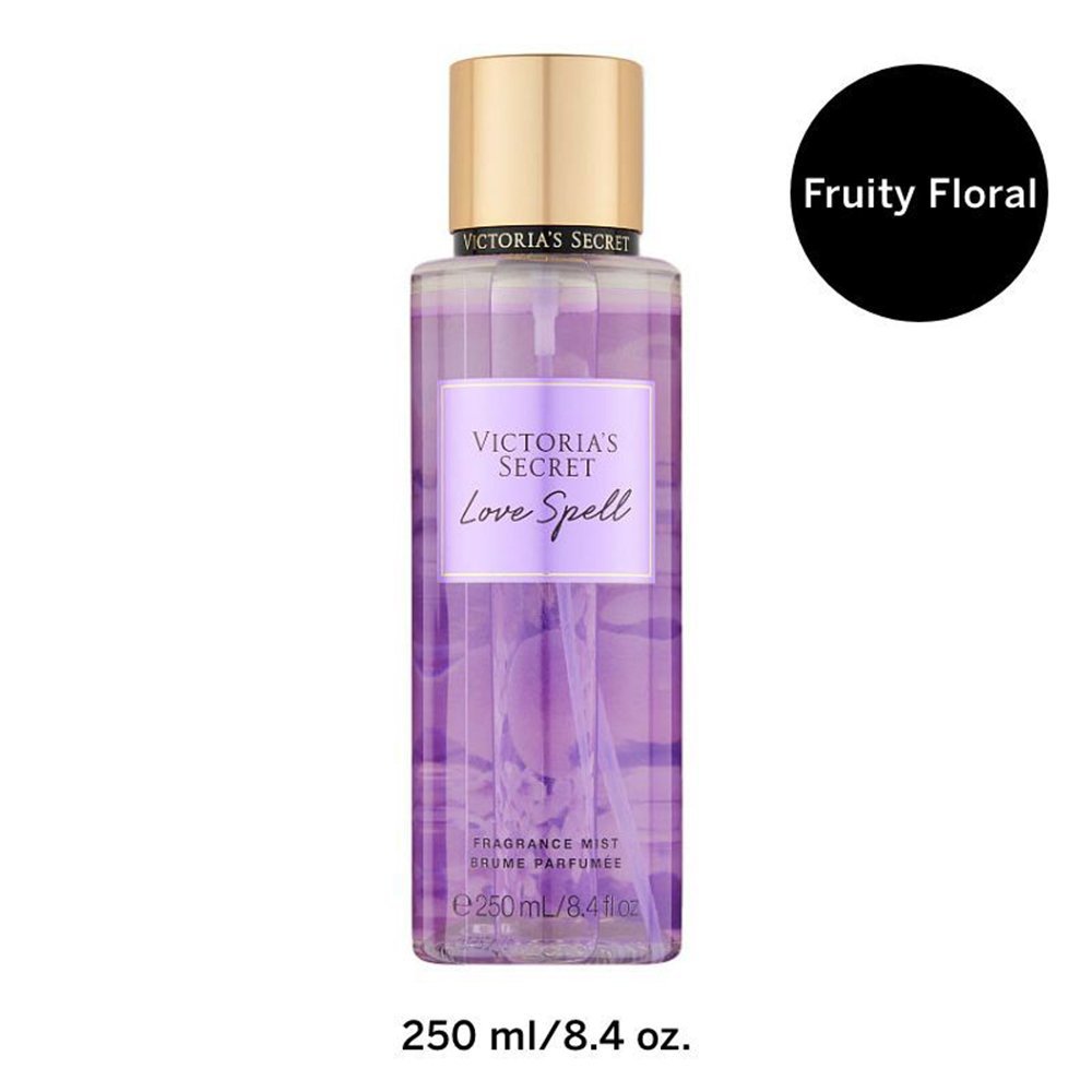 Victorias-Secret-Love-Spell-Fragrance-Body-Mist-250ml.jpg Victoria's Secret Love Spell Fragrance Body Mist (250ml) - Image 1