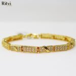 Alisha Gold Zircon Bracelet