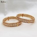 Divya Kundan Gold Screw Bangles - Image 2