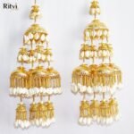 Ritvi Sea Shell Gold Plated Bridal Kalira