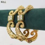 Golden Bespoke Rajwada Bangles - Image 2