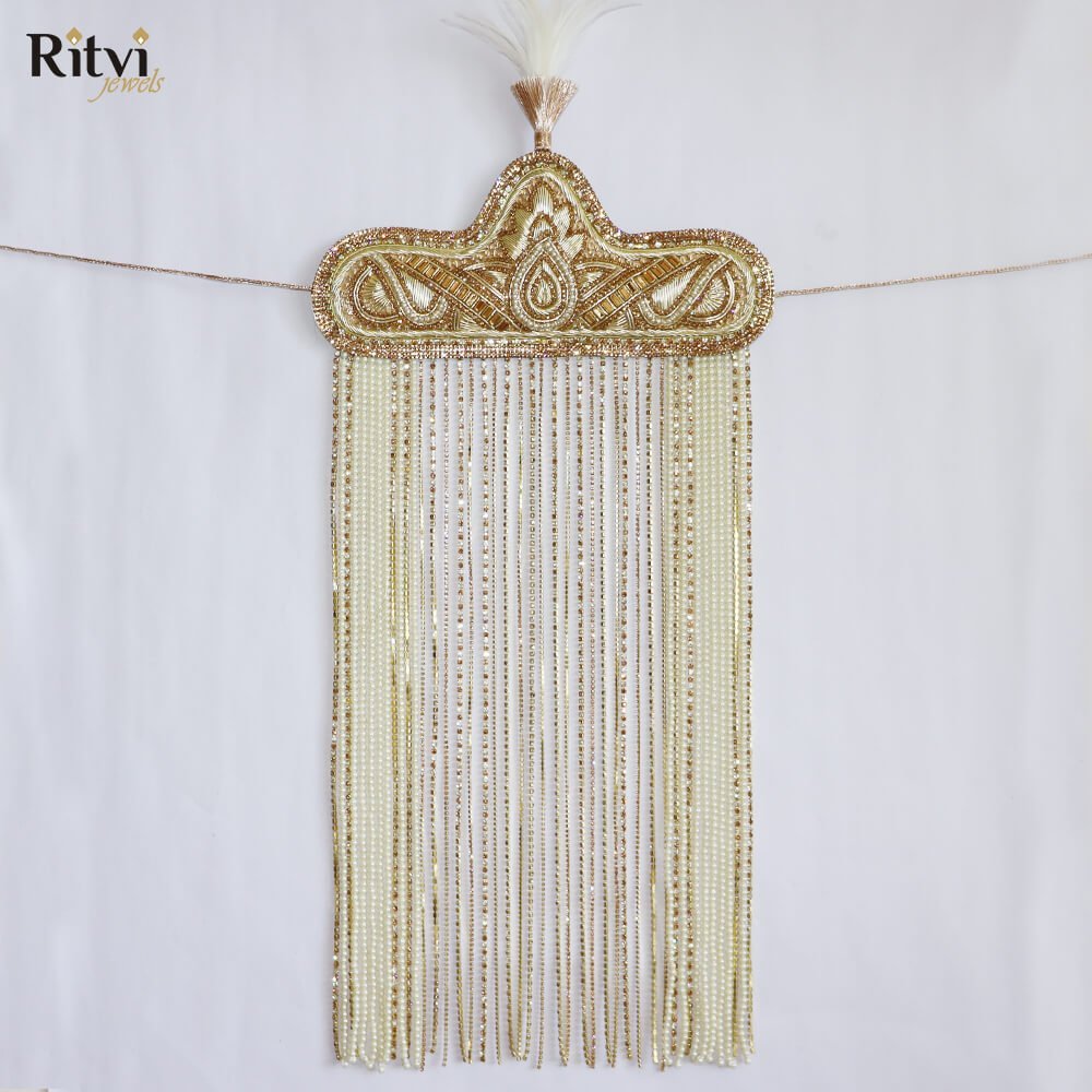 karan-1.jpg Ritvi Wedding Groom Sehra 128 - Image 1