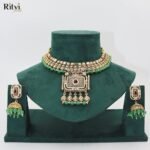 Kriya Antique Gold Necklace Set
