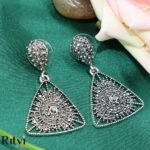 Vidhi Oxidised Earrings - Image 2