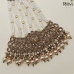 Rahat polki heavy bridal passa - Image 2