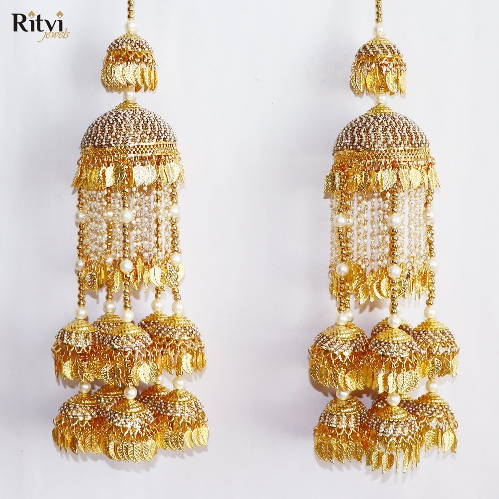 ritvi-gold-plated-heavy-bridal-layered-kalira-1-1.jpg Ritvi Gold Plated Heavy Bridal Layered Kalira - Image 1