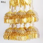 Ritvi Gold Plated Heavy Bridal Layered Kalira - Image 3