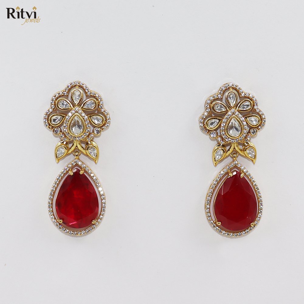 sofi.jpg Ruhani Ruby Drop Earrings - Image 1