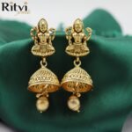Ritvi Esha Gold Temple Jhumka - Image 2