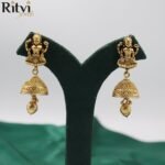 Ritvi Esha Gold Temple Jhumka