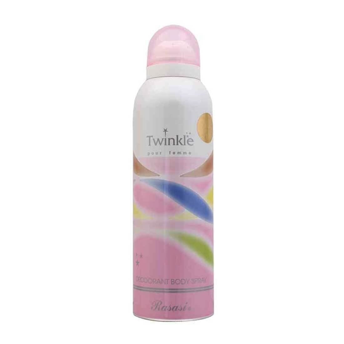 twinkle.jpg Rasasi Twinkle Deodorant Spray Pour Femme-200ml - Image 1