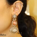 Meera Polki Earrings (Copy) (Copy) - Image 3