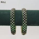 Green Lakh AD Bangles
