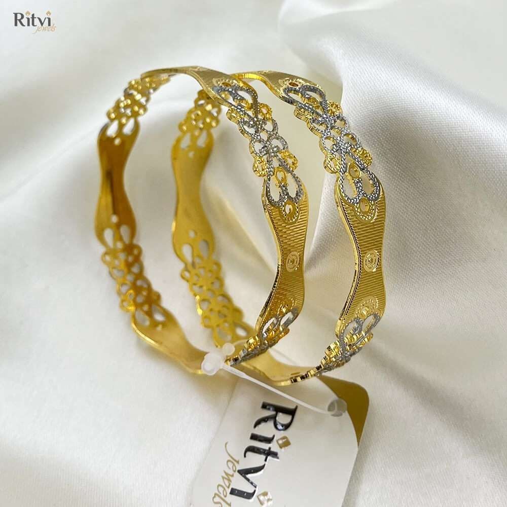 Ritvi-Gold-Bangle-R75-2.jpg Ritvi Gold Bangles (R75) - Image 1