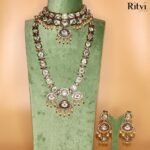 Atreyi Ruby Kundan Set