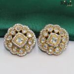 Royal Kundan Bloom Studs