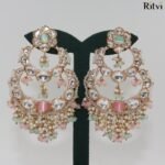 Pastel Kundan Bloom Chandbalis
